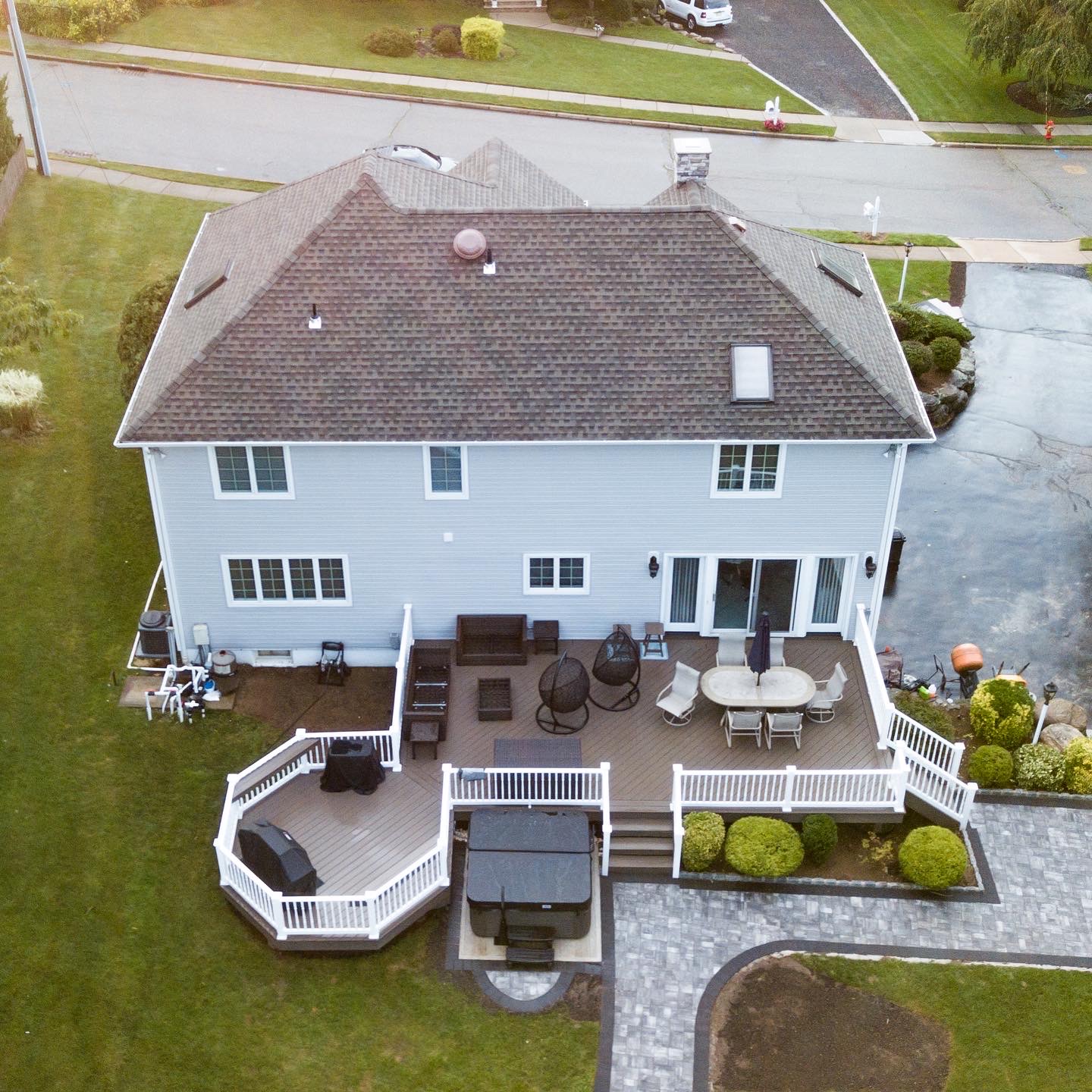 Deck and paver patio project