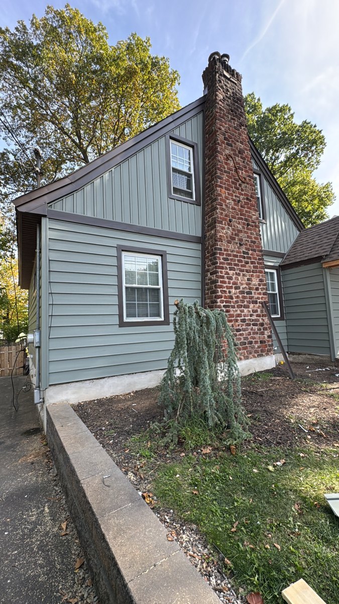 Siding and chimney exterior project